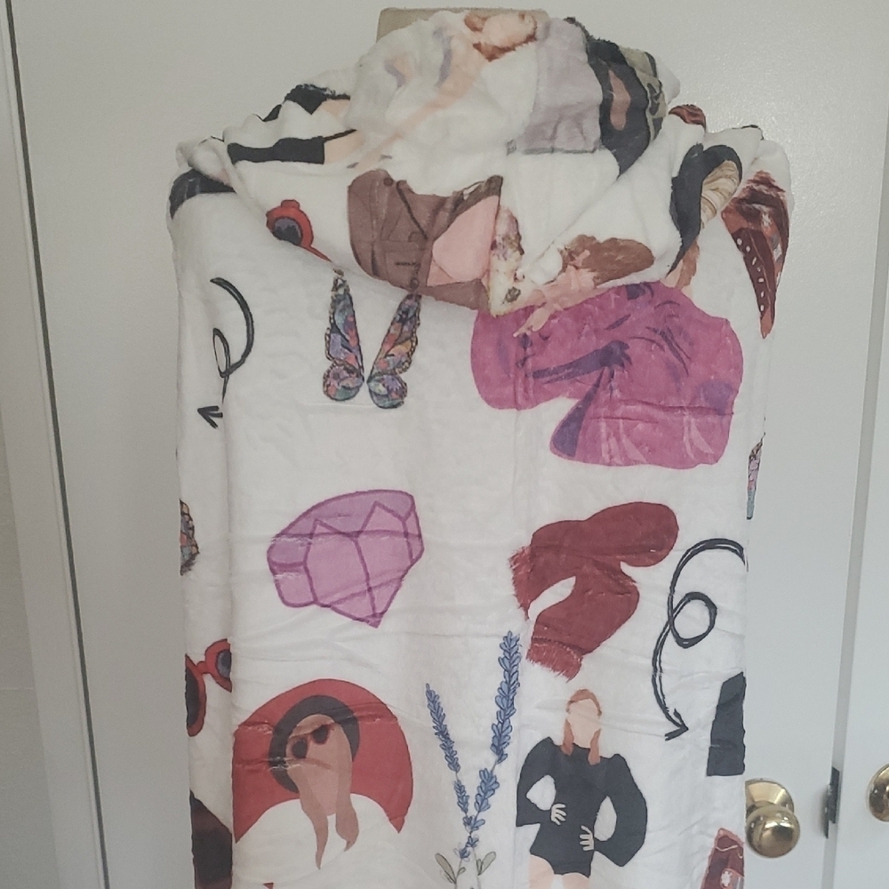 Taylor Swift Artistic Print Blanket - Multicolor - Picture 6 of 7